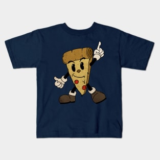 Pizza Vintage Mascot Kids T-Shirt